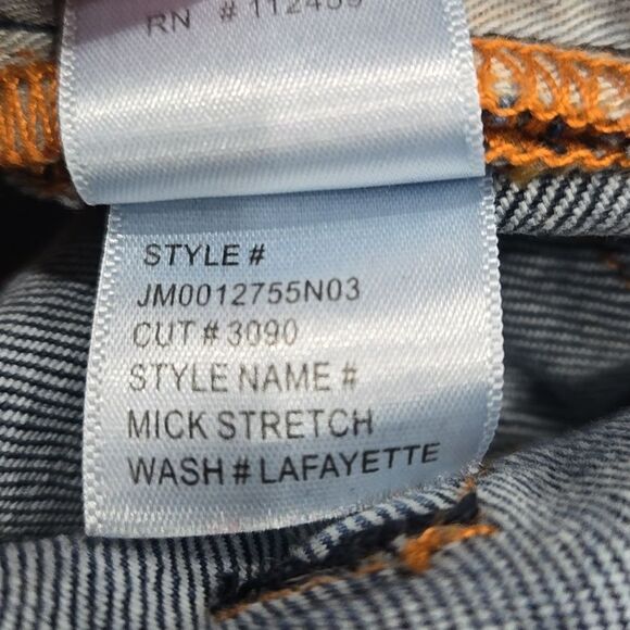 Jean Shop Men's Mick Stretch Selvedge Jeans Size 31 Classic Slim Fit Lafayette - Picture 13 of 13